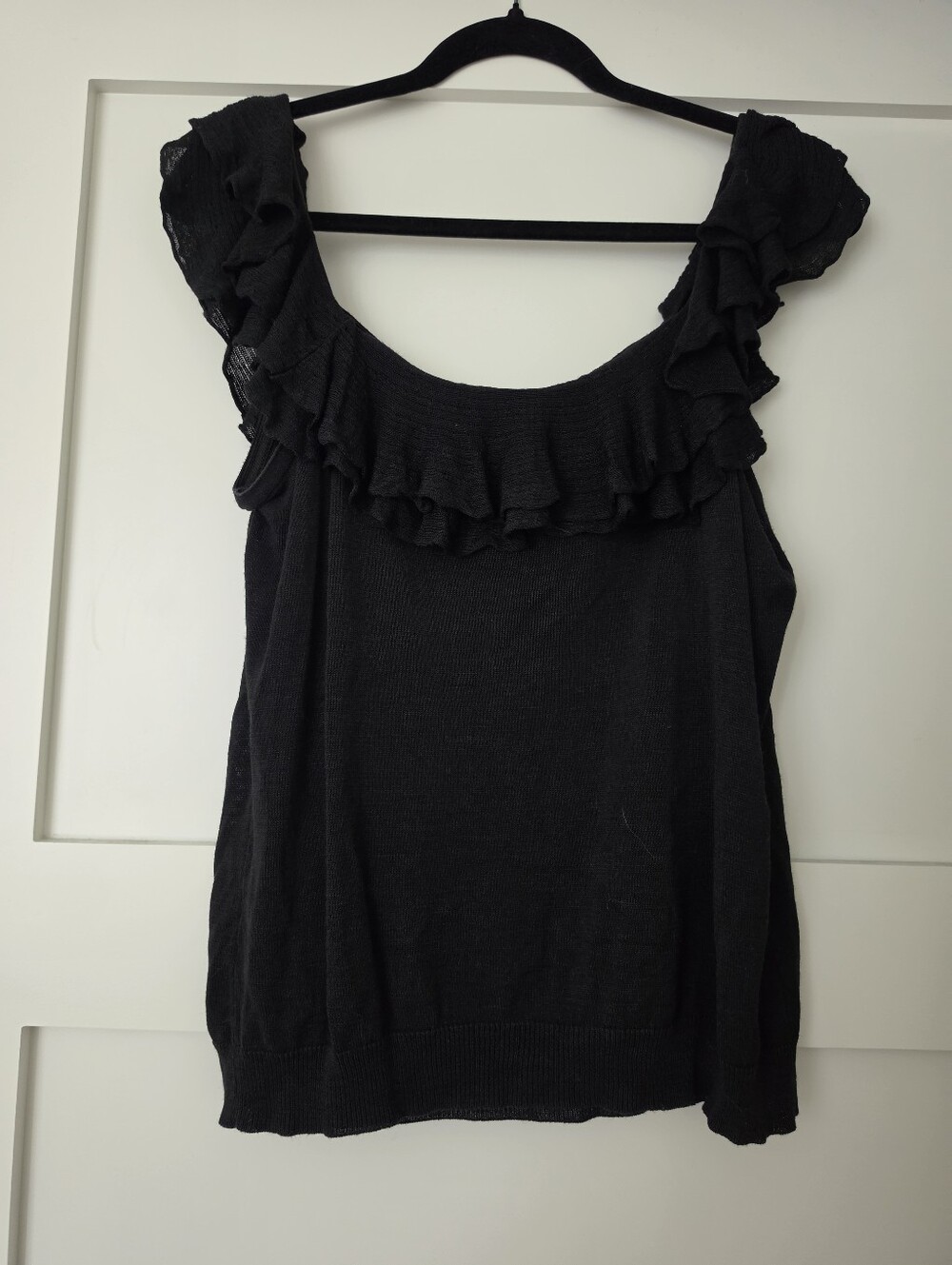Ralph Lauren 100% Silk Ruffled Off Rhe Shoulder Top - Picture 3 of 4